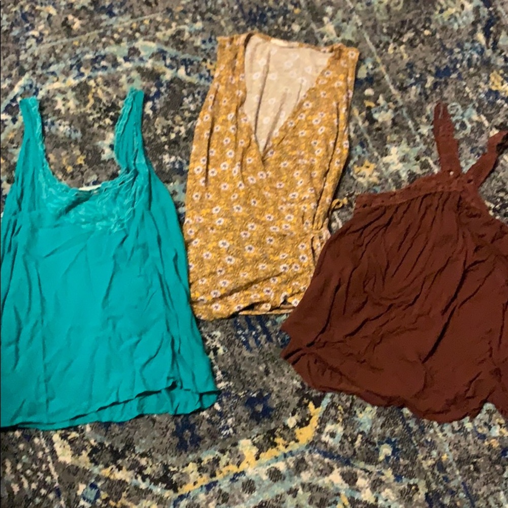 Aerie American eagle hippie shirt lot xs s sizes